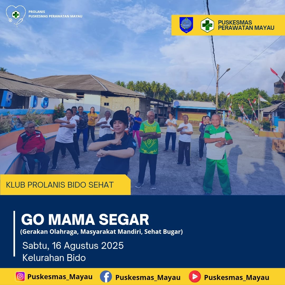 Klub Prolanis Puskesmas Mayau di Kelurahan Bido